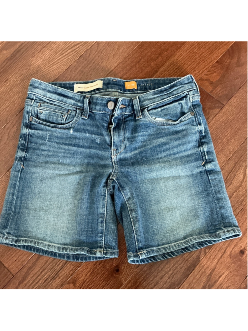 Women's Pilcro and the Letterpress Blue Jean Shorts Size 26